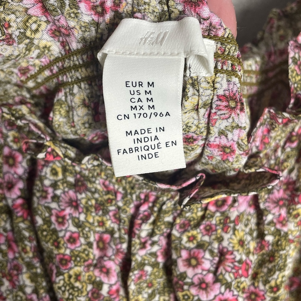 H&M Floral Crop Top - Picture 6 of 6